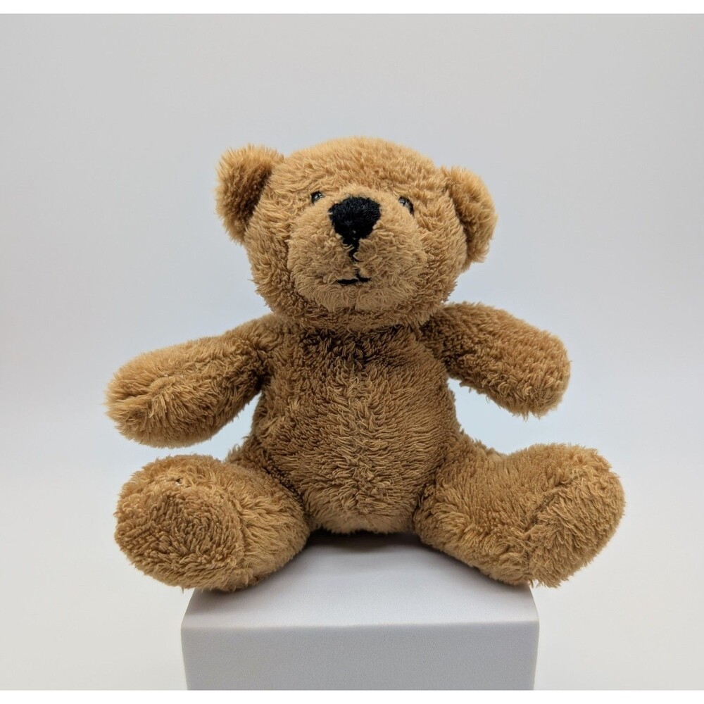 Anico Small Light Brown Plush Teddy Bear Terry Cloth 4.5" Stuffed Animal